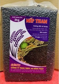 Gạo nếp than - Gạo An Bình Phát - Công Ty TNHH Thương Mại Dịch Vụ An Bình Phát